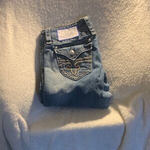 Rock Revival Light Blue Boot Cut Jeans
